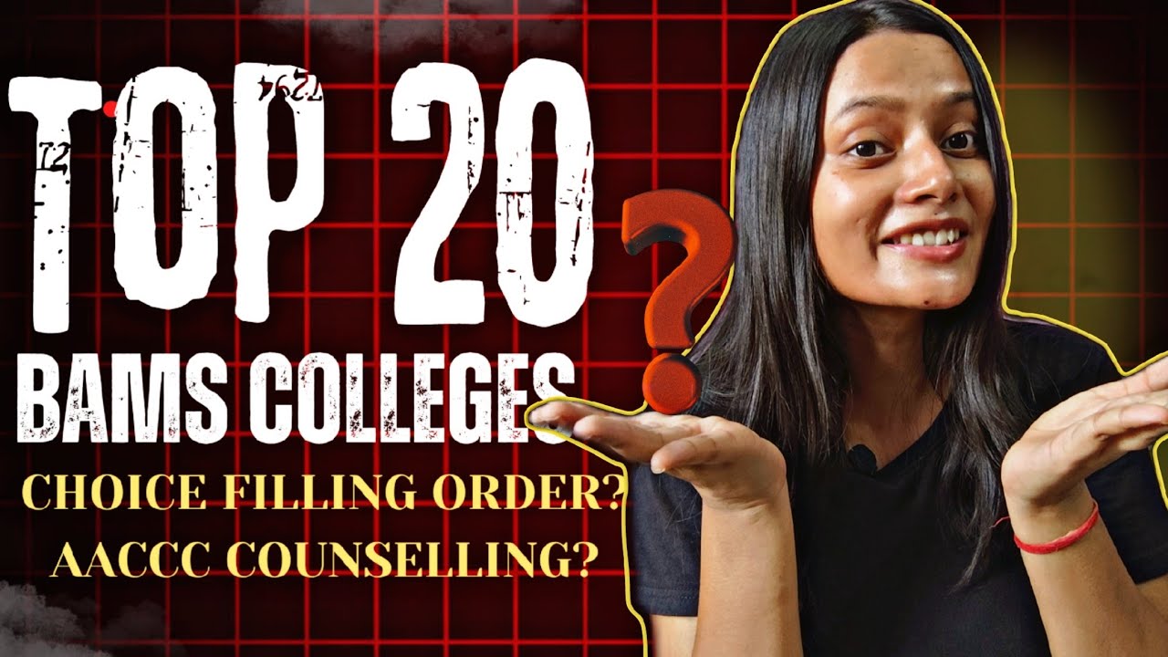 TOP 2O BAMS COLLEGES📝| NEET-2024| *Choice filling order* & lot more.