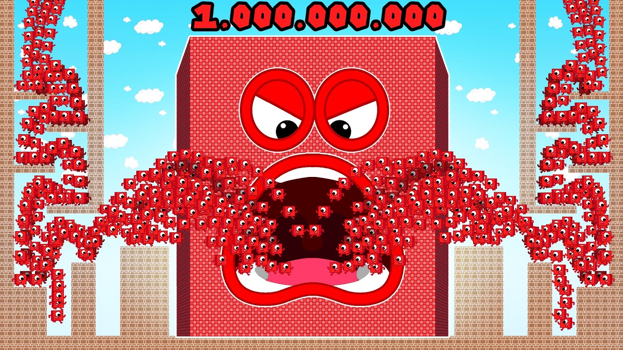 999 Numberblocks Calamity Become the BIGGEST Block Ever