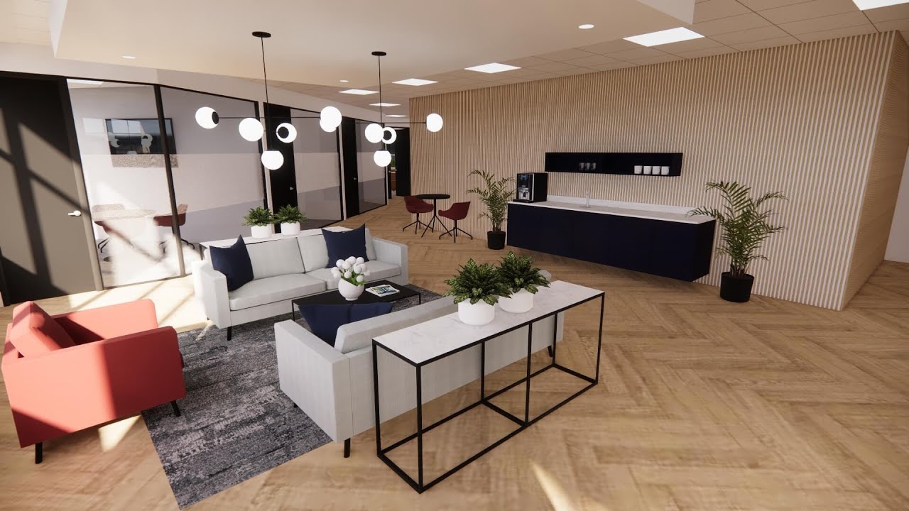 HC Office Design Case Study - 3D Walkthrough