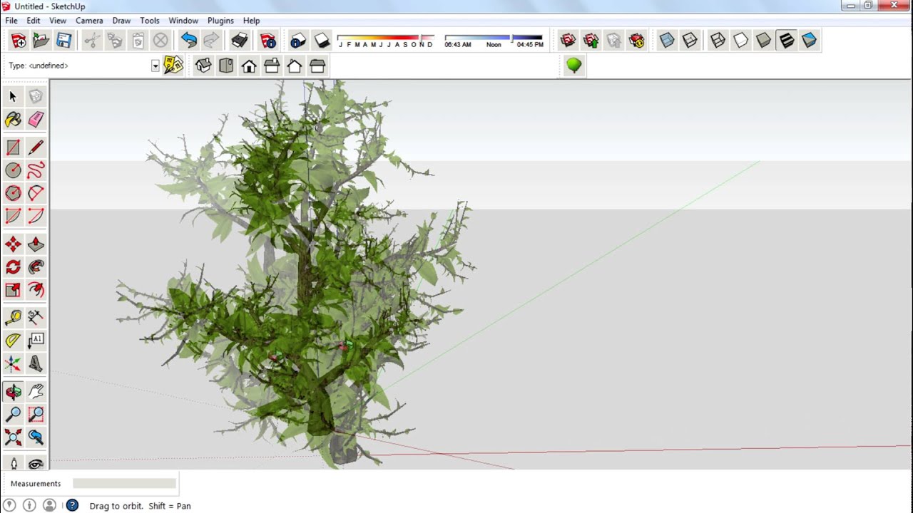 How To Create 3D Tree In Sketchup