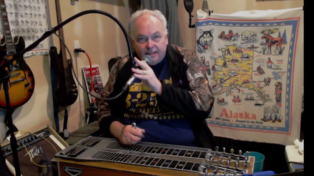 Country Music.  Steel guitar music