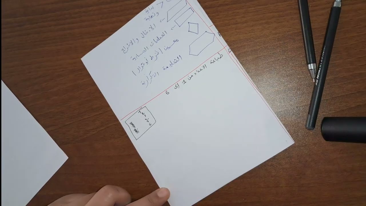 مراجعة للاختبار في الحلقات التكرارية سنة اولى ثانوي 