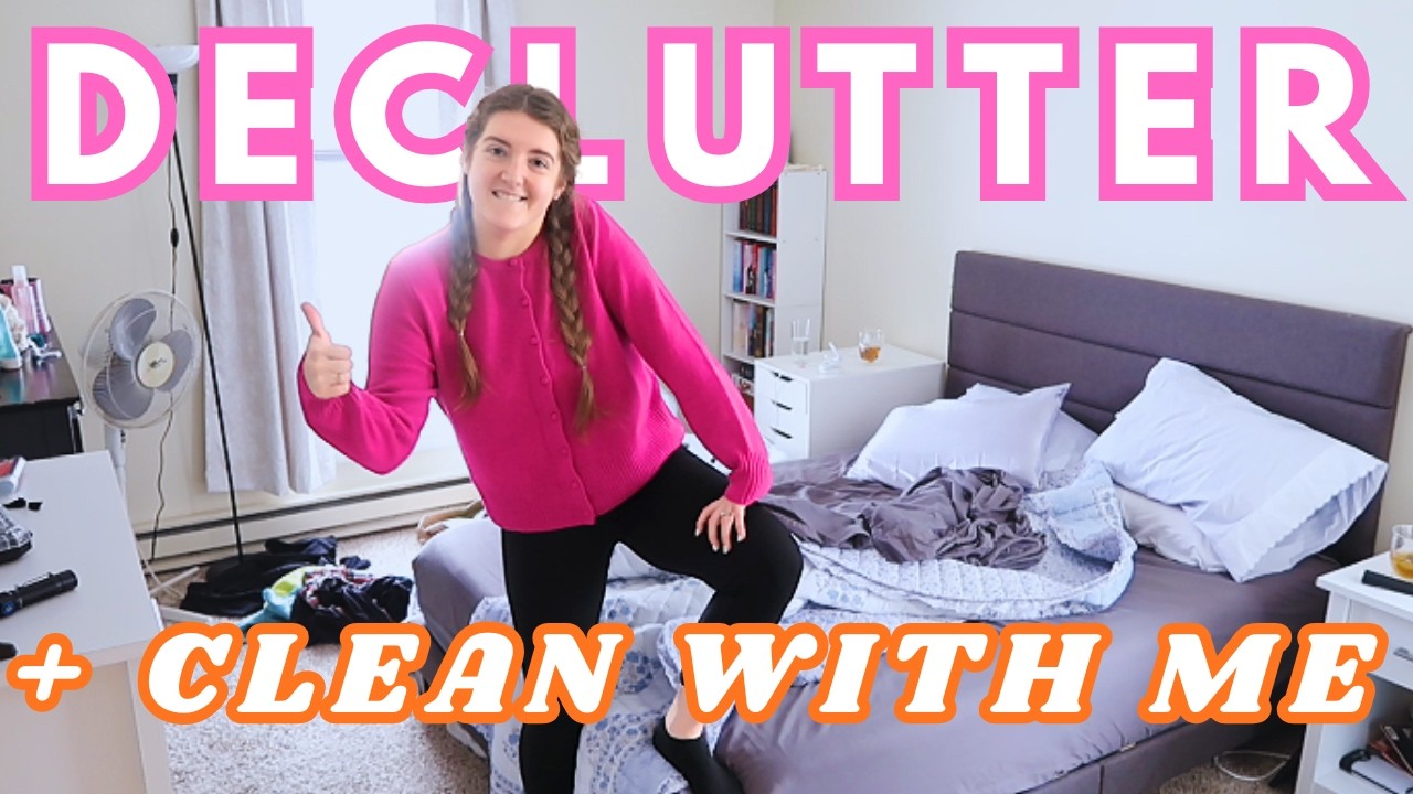 DECLUTTER and CLEAN WITH ME | Bedroom Deep Clean