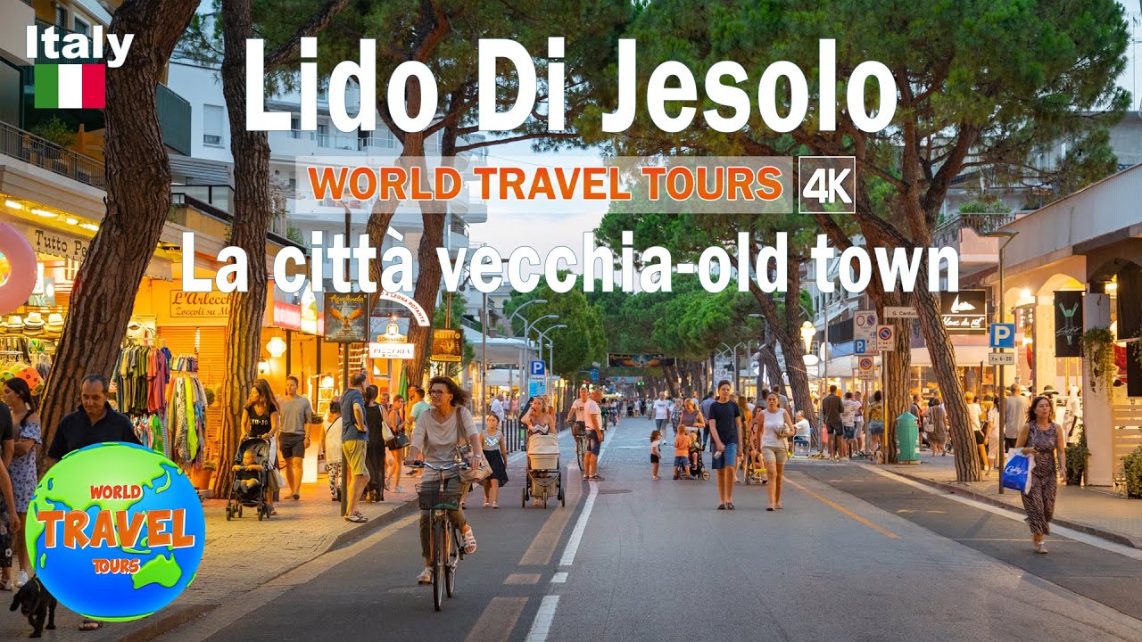 Lido Di Jesolo Italy 🇮🇹 4k la città vecchia | old town walking tour