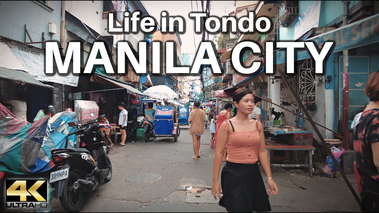 Tondo Manila Walk [4K]