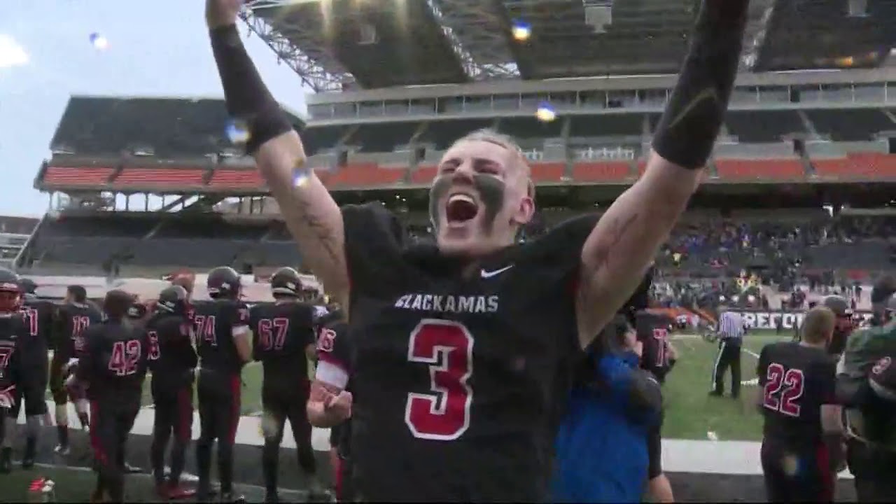 Clackamas wins 6A state championship 31-30