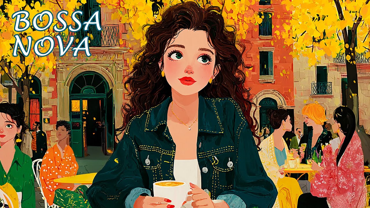 Autumn Bossa Nova Music 🍂☕ October Sunset Bossa Jazz & Coffee Bliss for Work, Stress Relief