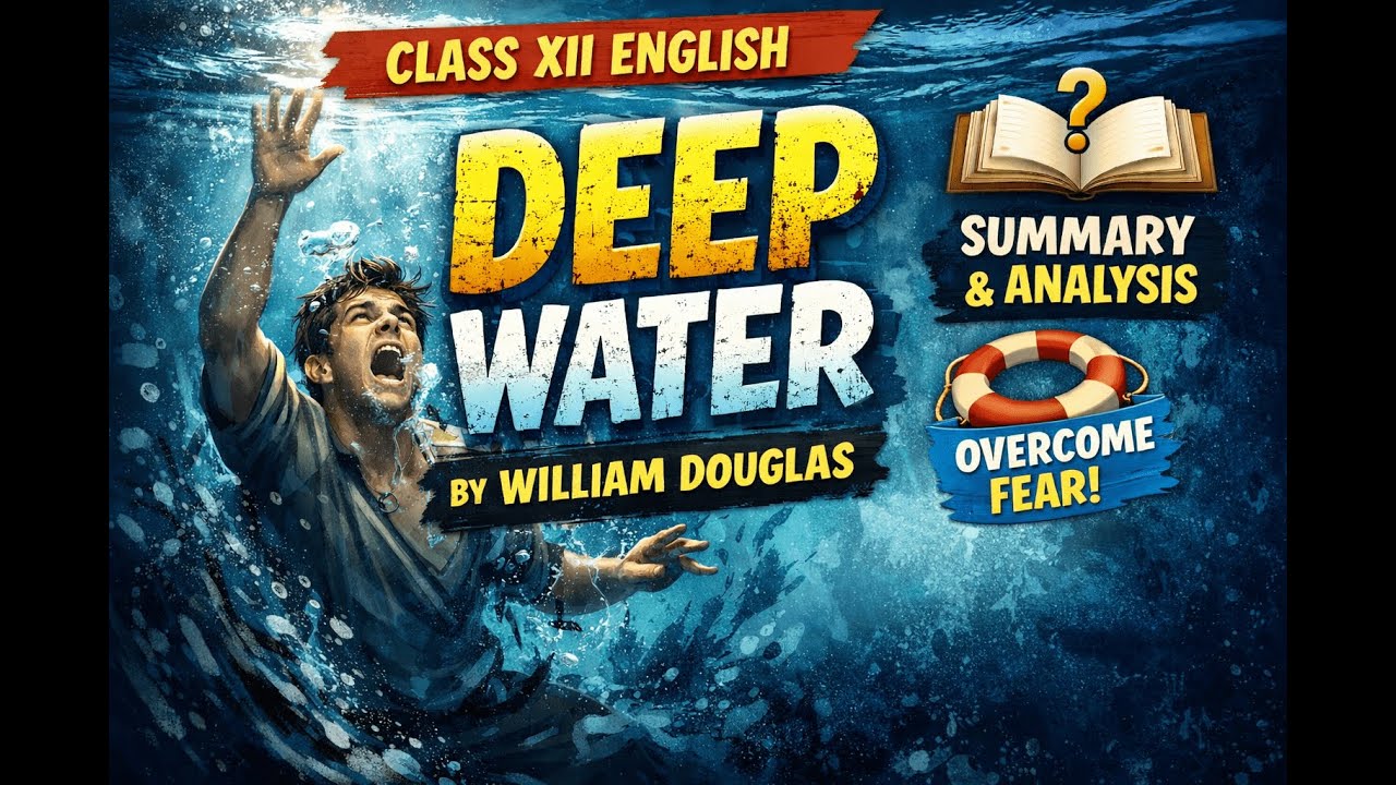 Deep Water | Class 12th | Let's Revise | In Hindi | CBSE Boards 2026 | English Literature