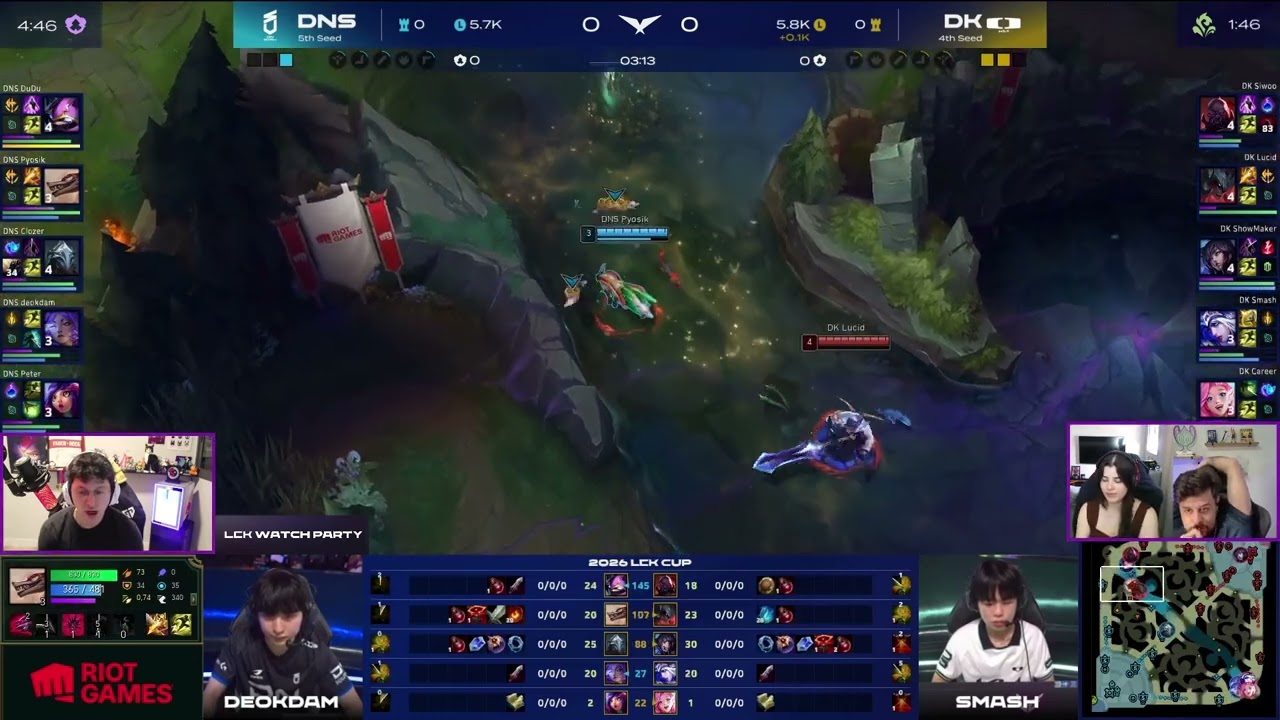 DNS x DK | Jogo 4 - MD5 | Playoffs - LCK Cup - 2026 | Ilha das Lendas