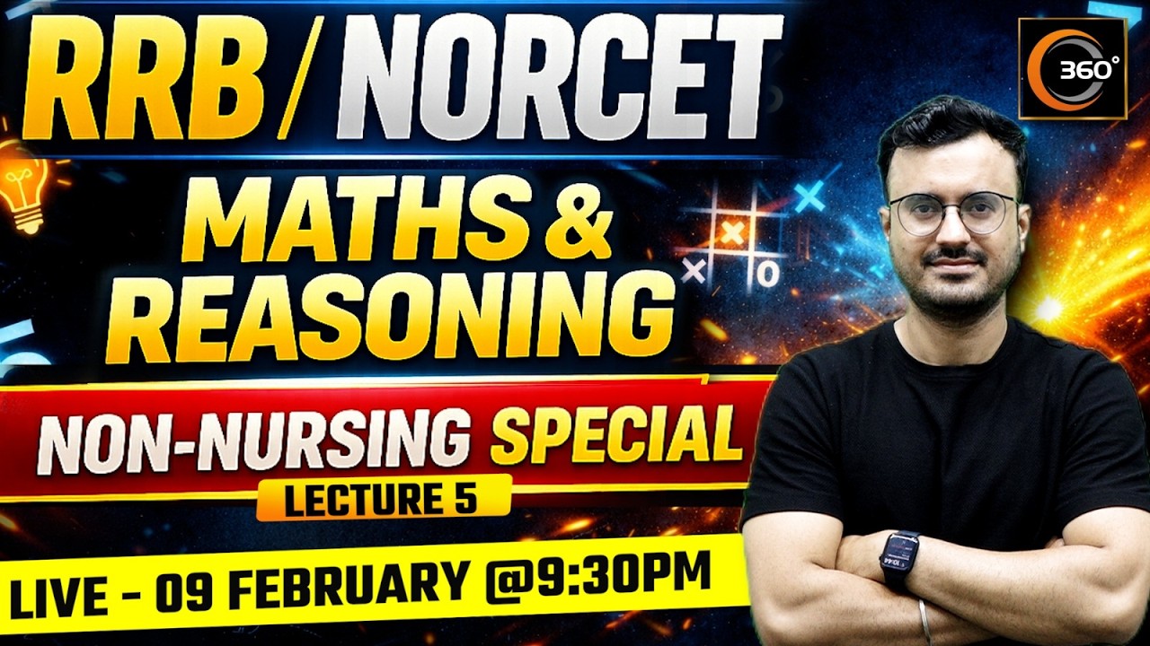 Maths and Reasoning Special Class #5 | Important for All Nursing Exams | Himanshu Sir