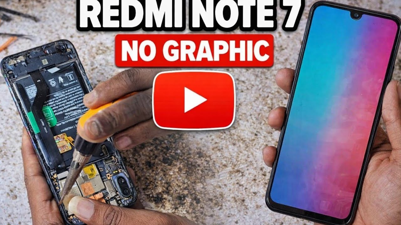 Redmi Note7,Note7Pro No Graphic,No Lighg Solution?Redmi Note7 Lcd Repair?Redmi Note7 Display Light?