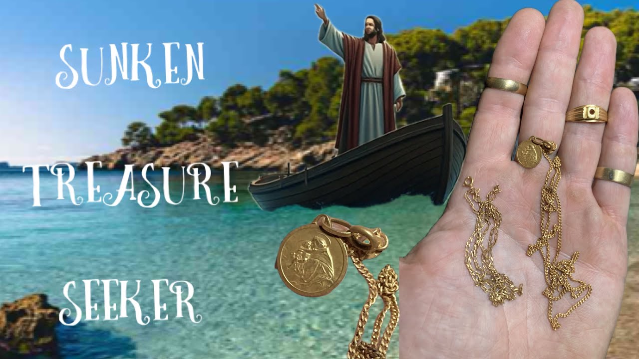 Underwater diving gold metal detecting! God shined his godrays and showd me the gold!! 😱😱🥳🥳