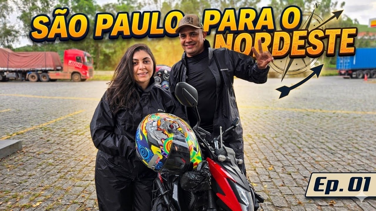 VIAGEM DE MOTO PARA O NORDESTE | Saindo do Guaruj&aacute; at&eacute; Sete Lagoas-MG [ Ep.01]