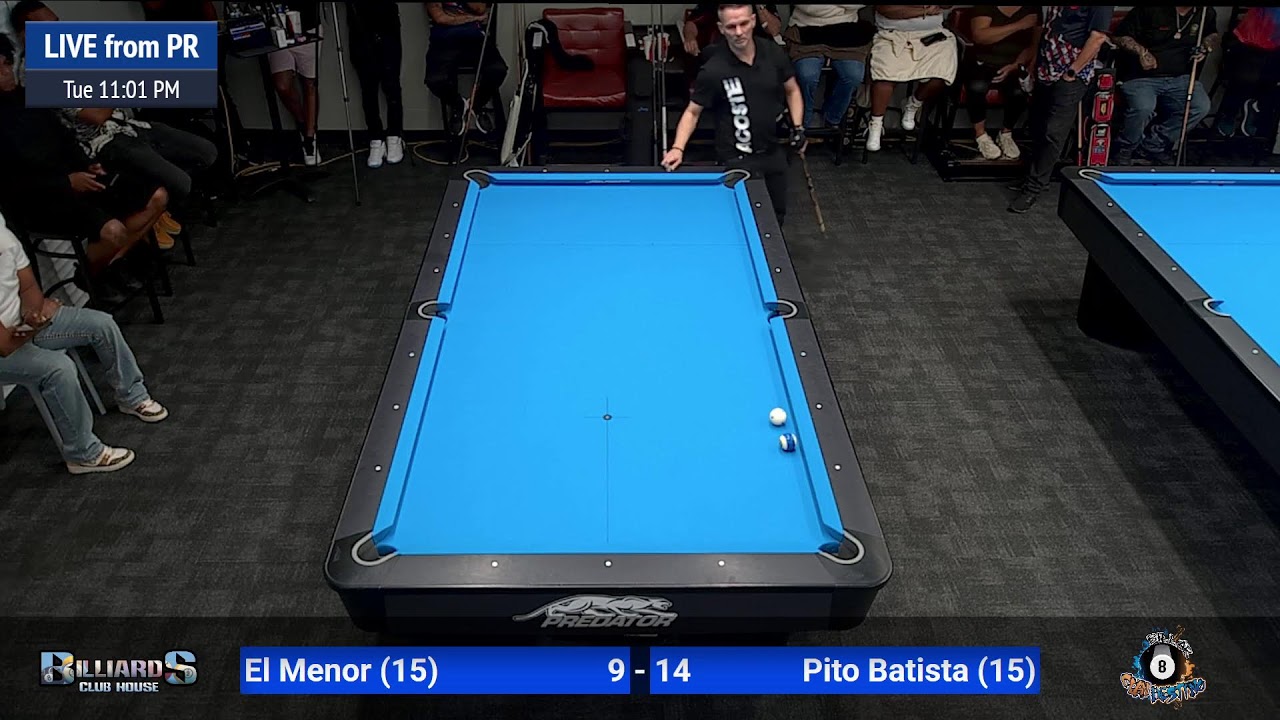 Pito Batista vs El Menor carrera a 15 juegos