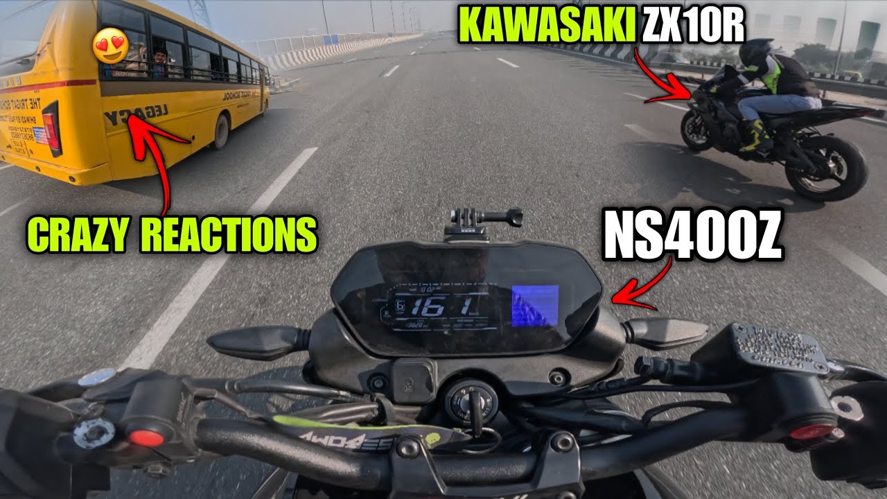 В погоне за KAWASAKI ZX10R | Реакция школьников 😍 | Воскресная поездка | @DSGVLOGS007