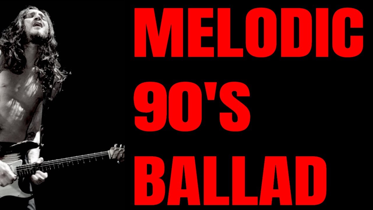 Melodic 90's Alt Rock Ballad Backing Track (E Minor)