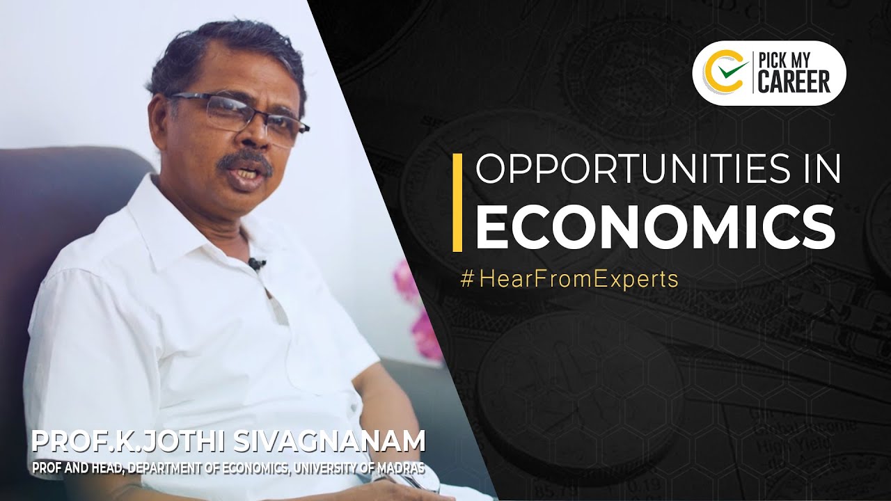 Opportunities in Economics..! | Tamil | PickMyCareer