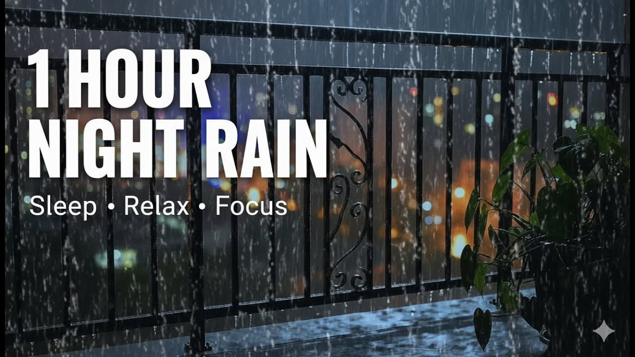 You Won't Believe How Fast You'll Sleep With This Night City Rain