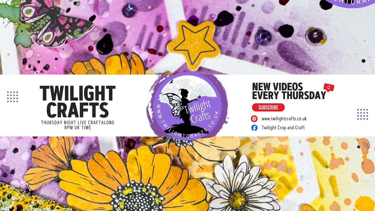 TWILIGHT CRAFTS || Craft and Chat making a scrapbook layout
