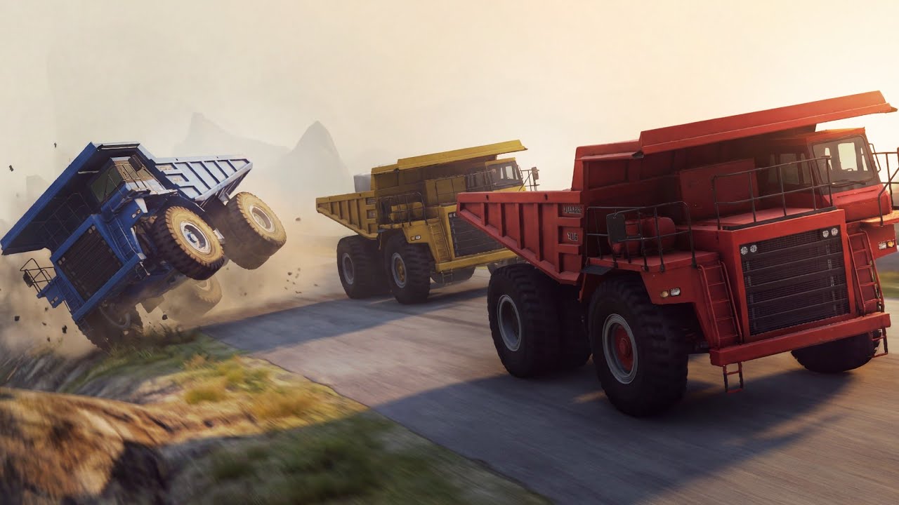 High Speed Truck Race Gone Wrong | BeamNG.drive Crash Simulation