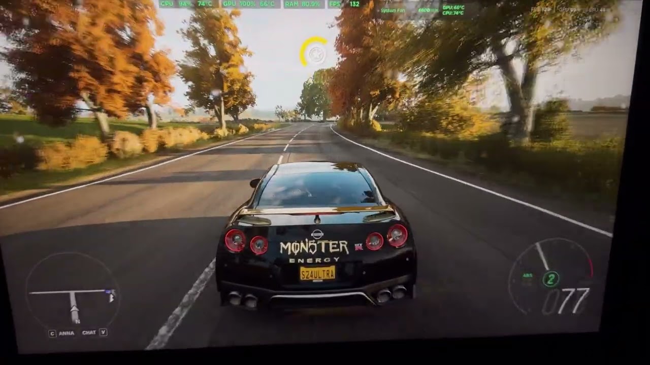 HP VICTUS 16 i5 14450HX RTX4050 | Forza Horizon 4 | Ultra Graphics 