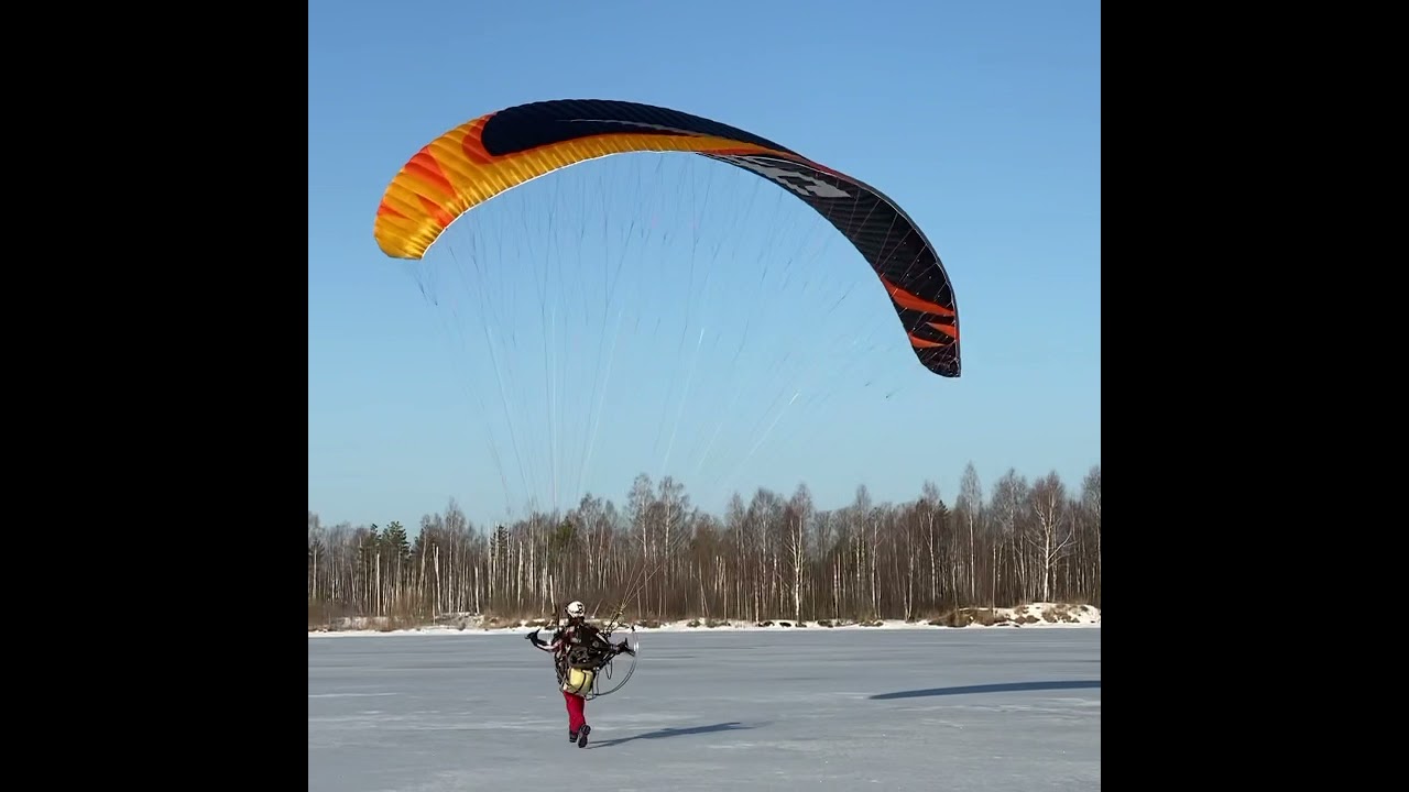 Старт с озера🪂 Крыло ITV Piper 20 Установка Compact Moster 185⠀