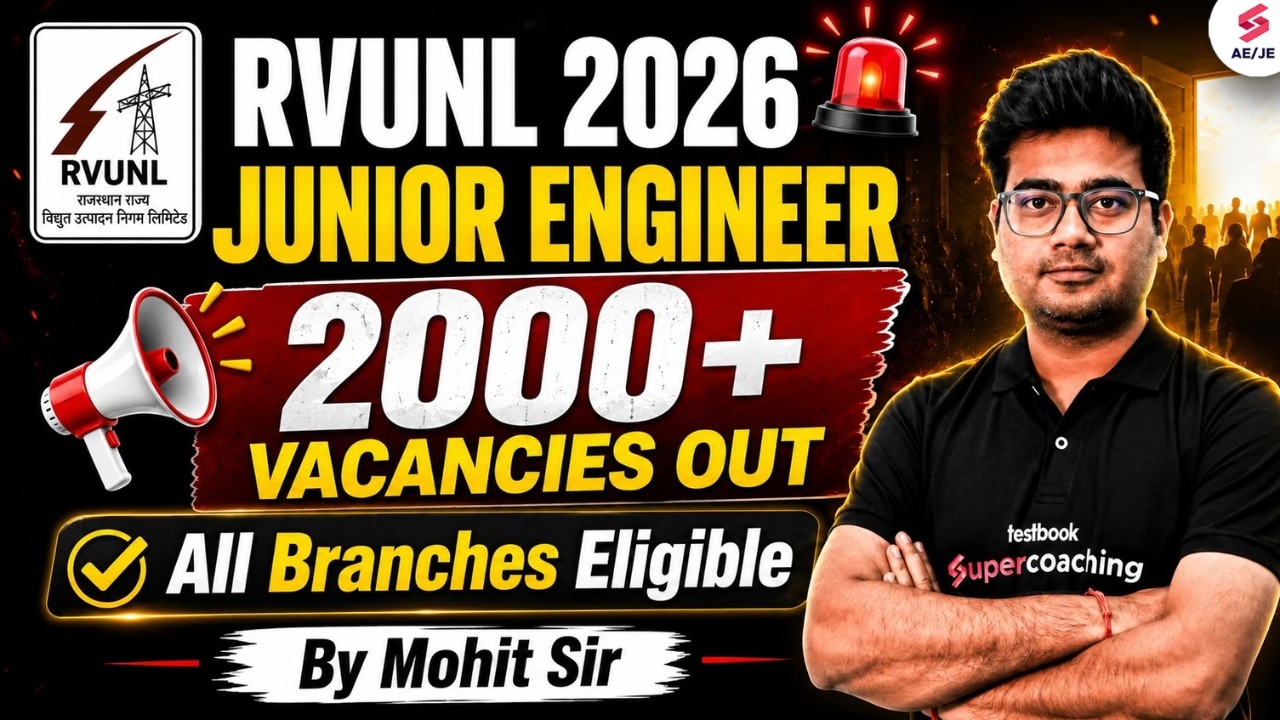 RVUNL JE Vacancy 2026 | RSEB JE Vacancy 2026 | RVUNL JE Form Fill Up & Syllabus | Mohit Sir