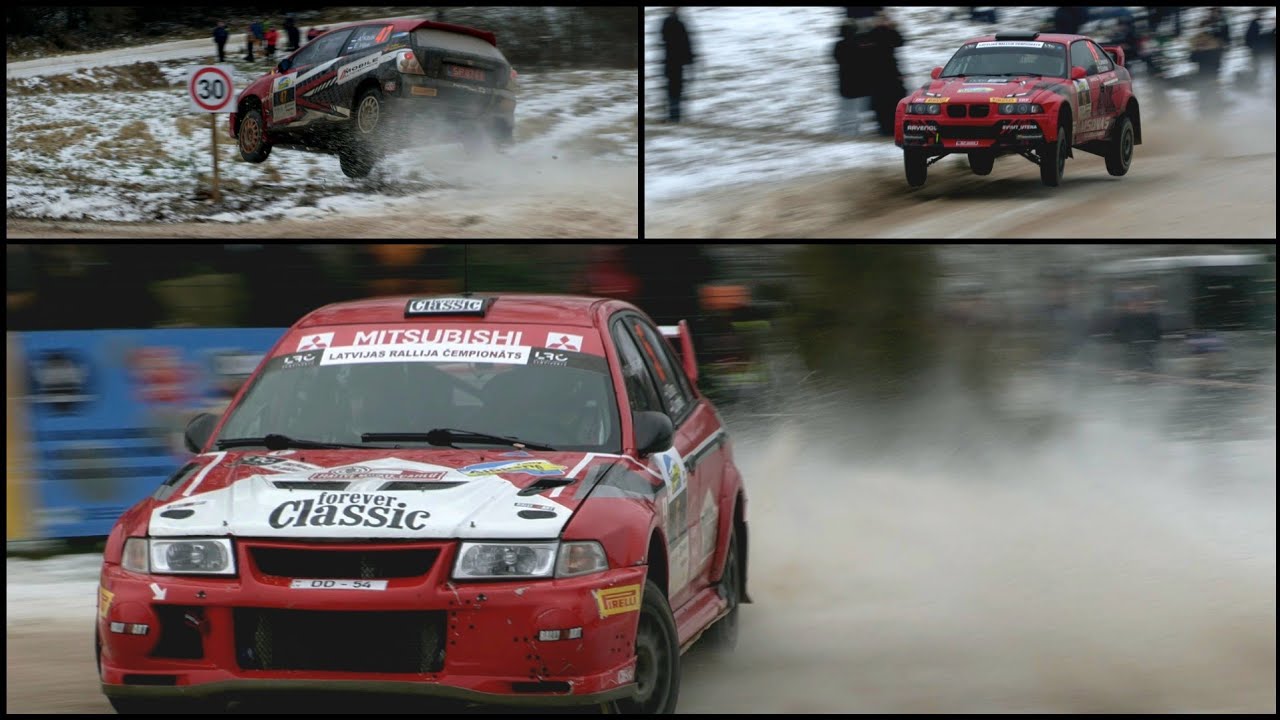 Rally Aluksne 2025 . [ Fast driving,jumps,mistakes] 4K