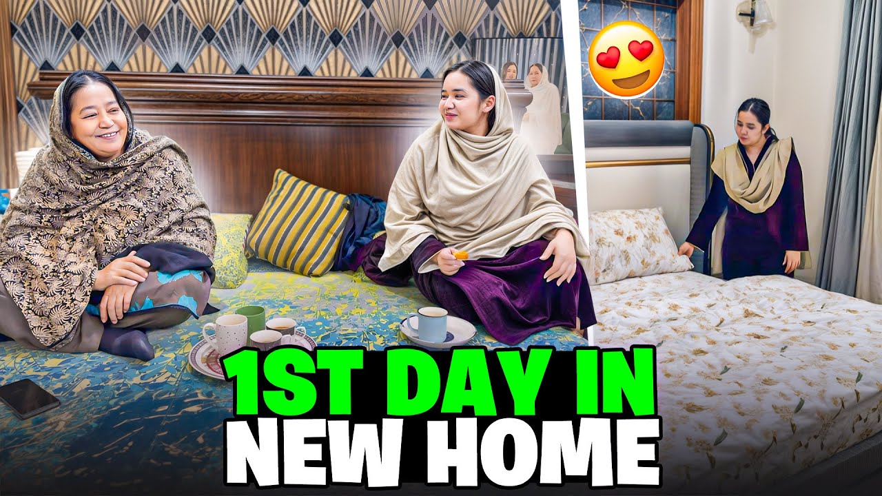 1st day in new home | Sitara yaseen vlog 
