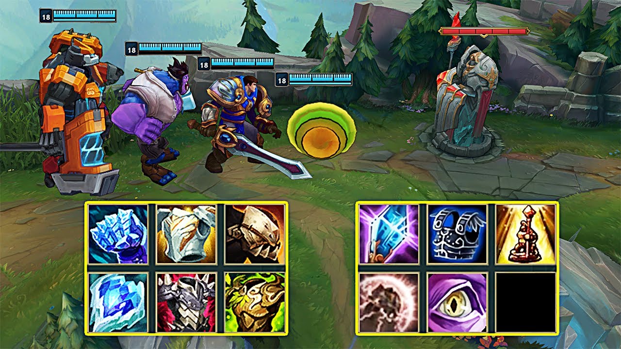 TANKS vs TURRET FULL BUILD FIGHTS - League of Legends