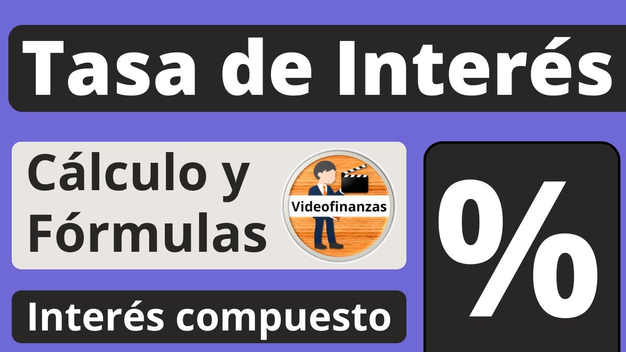 Calcular la tasa de interés en interés compuesto | ejercicios y fórmulas