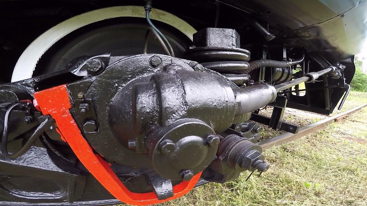 GoPro - Тележка и буксa дизель-поезда ДР1А / DR1A DMU bogie and first axle wheelcam