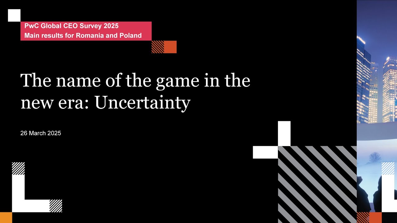 Evenimentul de lansare PwC CEO Survey 2025 pentru România
