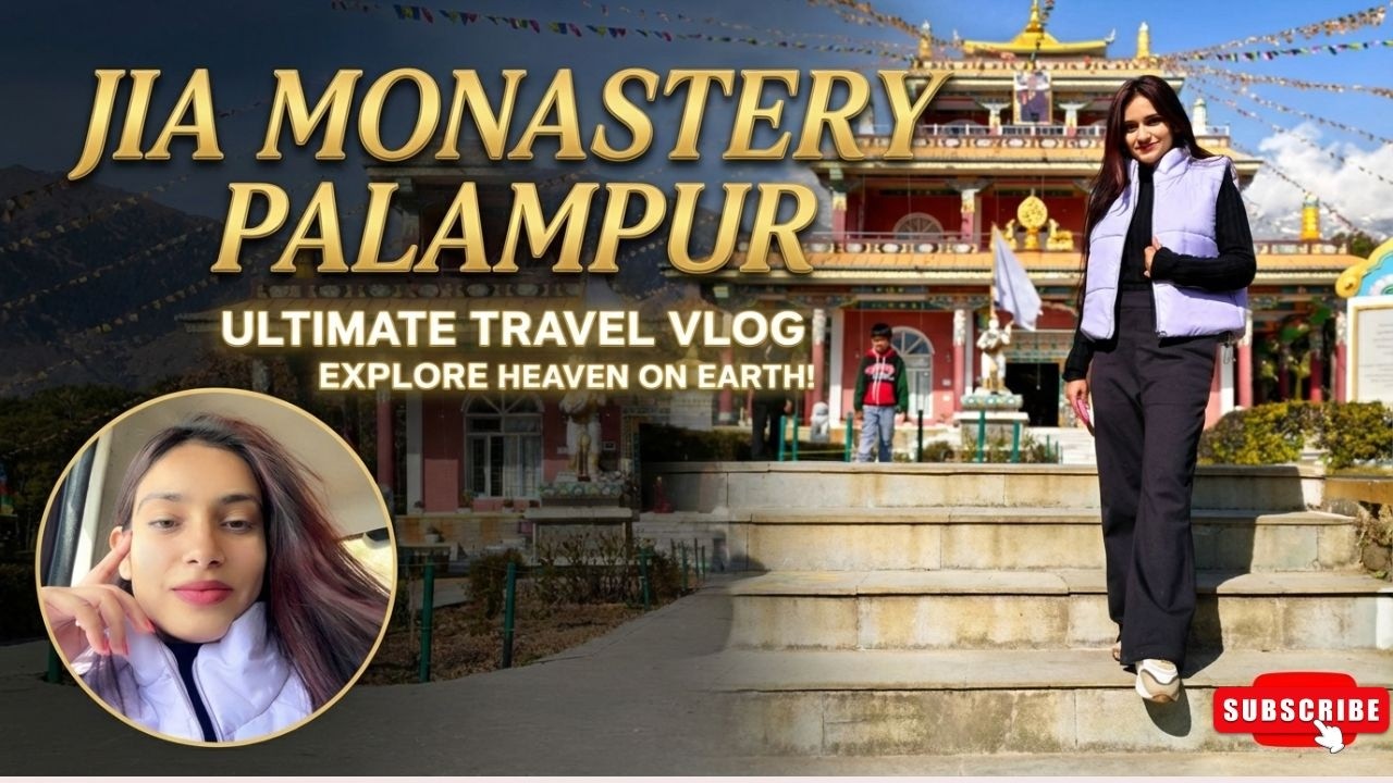 Found a Secret Heaven in Palampur! 😍 Jia Monastery & Garh Mata Mandir Vlog
