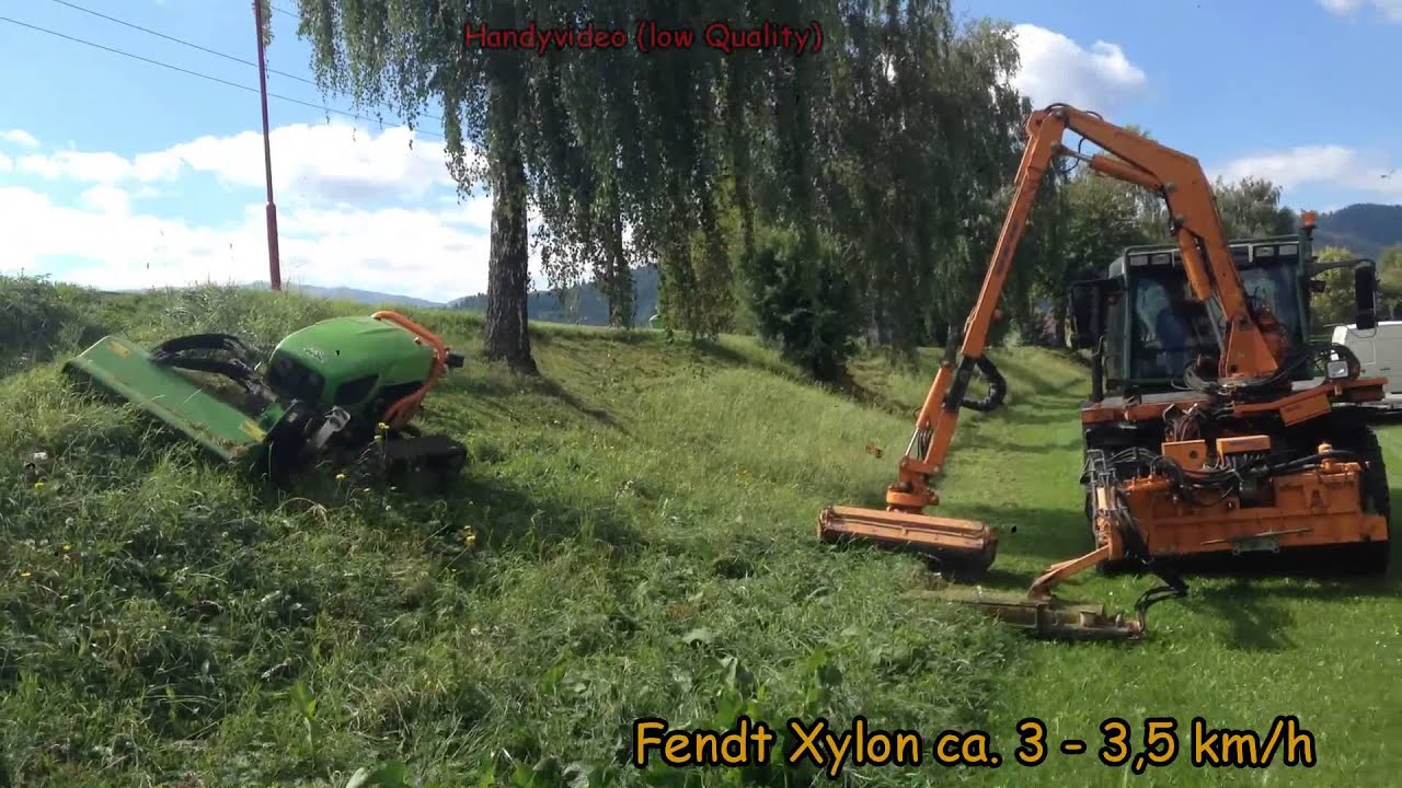 GreenClimber vs. Xylon + Auslegermulcher