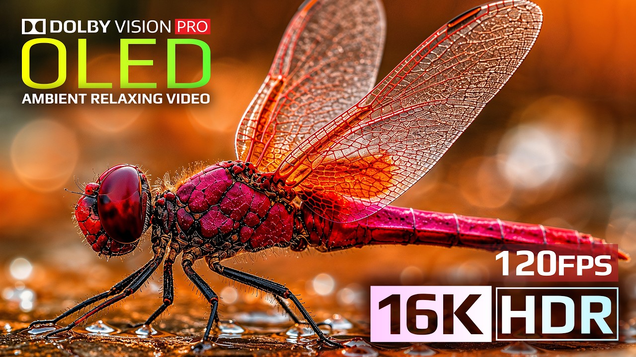 Extreme Color Depth: 16K HDR 120FPS Nature Demo | OLED Display Test (4K Video &bull; 8K Ultra HD TV)