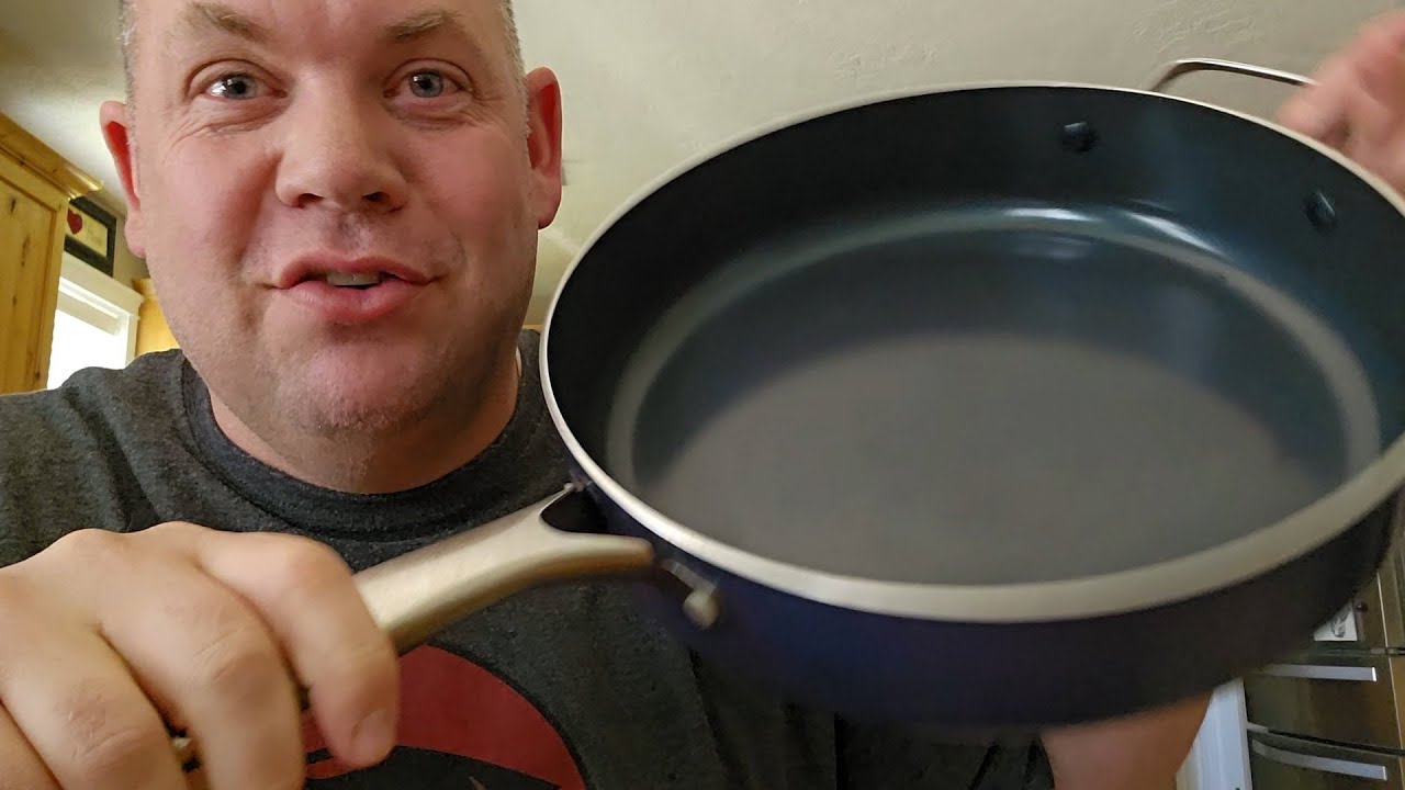 Blue Diamond Saute Pan survives some major burning