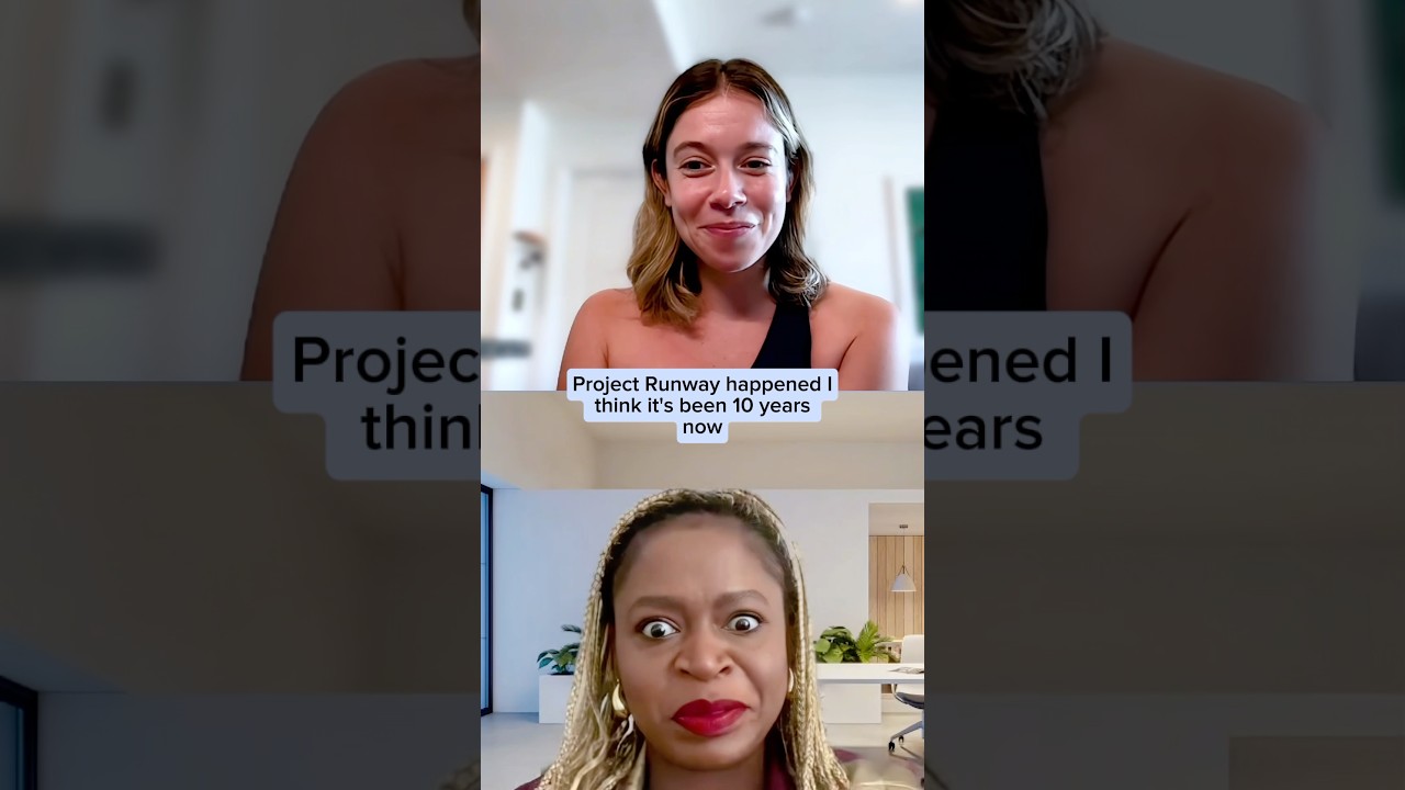 Catching up with Project Runway alum Kahindo Mateene🪡🧵 #fashionpodcast #projectrunway