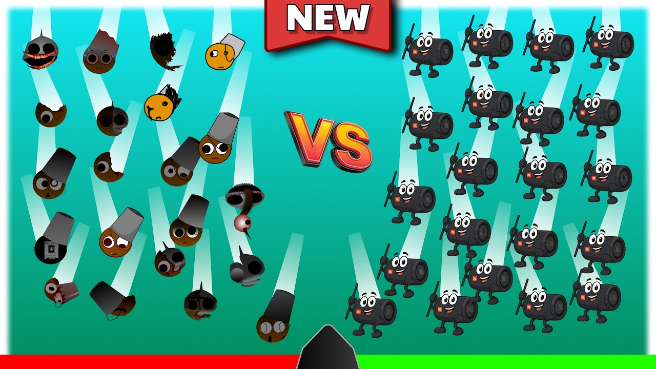 SPRUNKI Vs BRAINROTS | Sprunki 21 Brud's Vs 21 JBL JBL JBL Sahur |  Marble Race  Who Will Win?