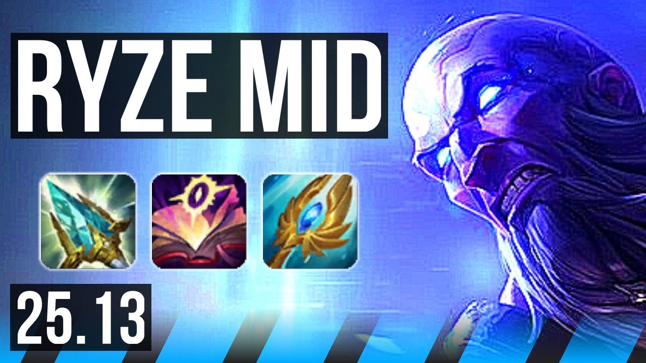 RYZE vs LEBLANC (MID) | 8/0/1, Legendary | EUW Master | 25.13