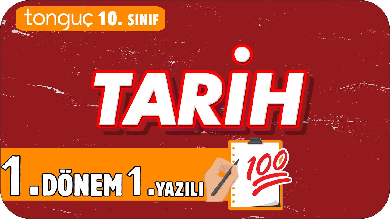 10.Sınıf Tarih 1.Dönem 1.Yazılıya Hazırlık 📑 #2025