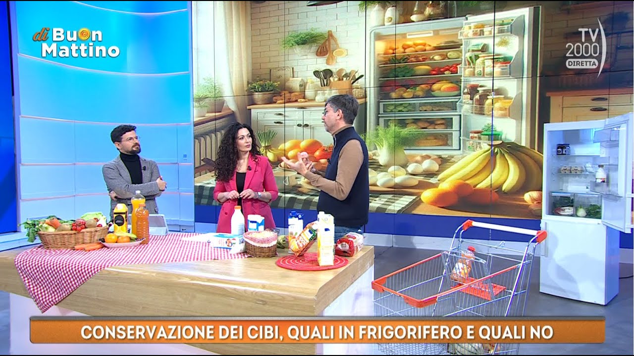 Di Buon Mattino (TV2000) - Quali alimenti conservare in frigo e quali no