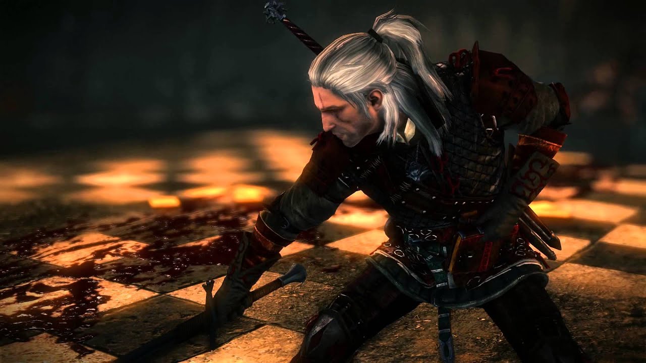The Witcher 2 Geralt vs Letho Hard Difficulty Final Fight (Polish Version - Wiedźmin 2)