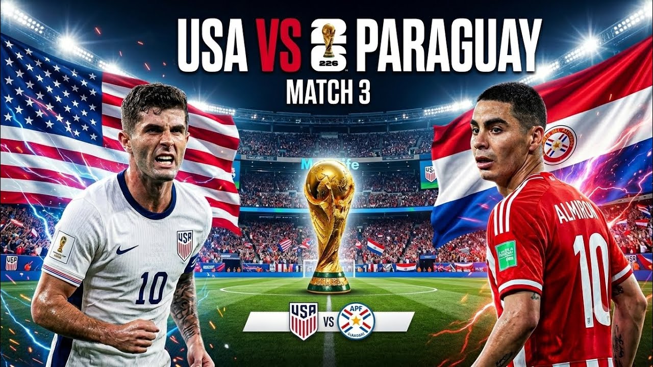 USA vs Paraguay | 2026 FIFA World Cup | Match 3 Highlights