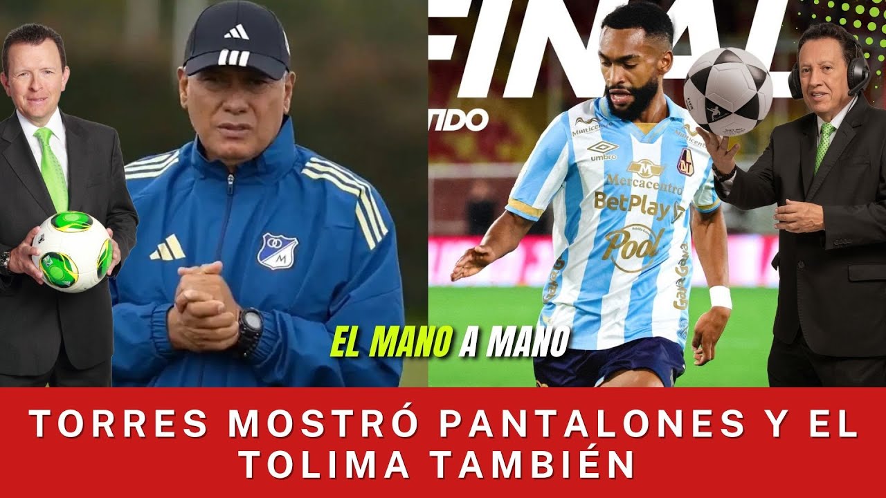 HERNÁN TORRES MOSTRÓ PANTALONES Y TOLIMA TAMBIÉN 