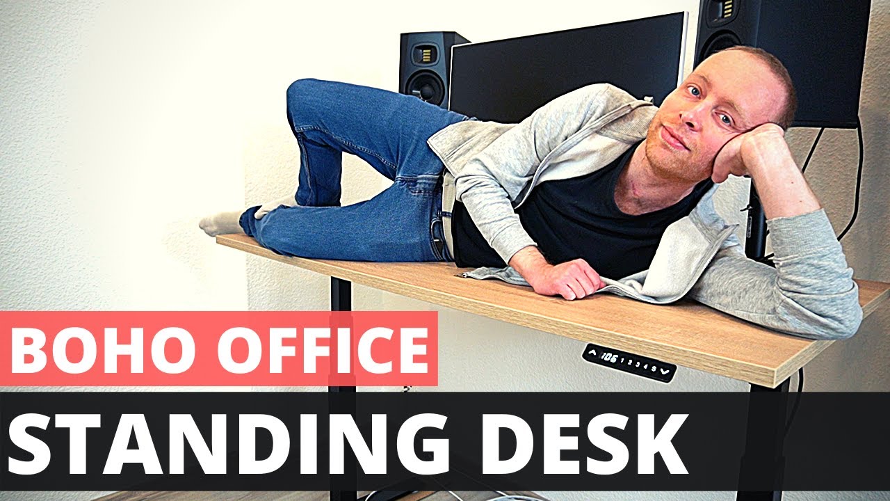 BOHO OFFICE Basic Line Standing Desk - Assembly & Review (+ HIDDEN FEATURE)