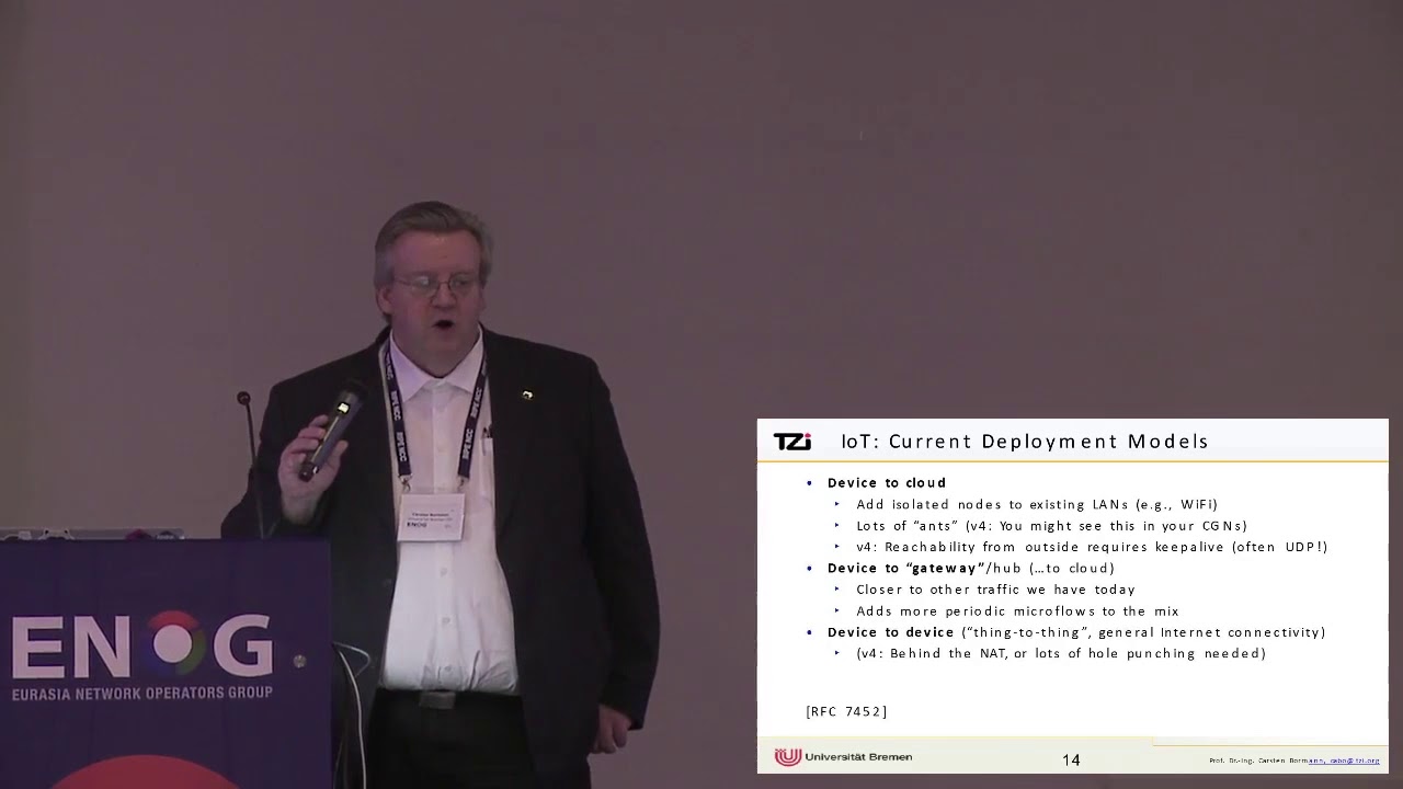 ENOG 14: Internet of Things - Carsten Bormann (EN)