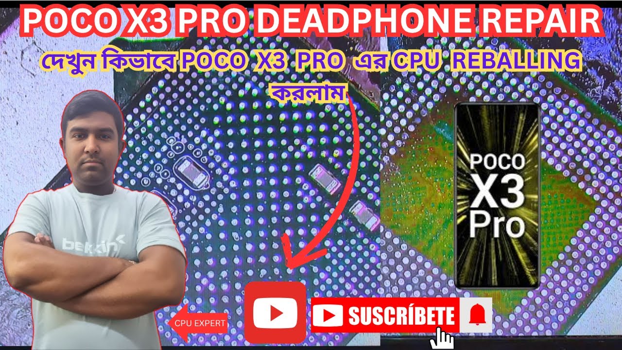 POCO X3 PRO DEADPHONE REPAIR | Poco X3 Pro Dead Problem | Poco X3 Pro Cpu Reballing Full Process