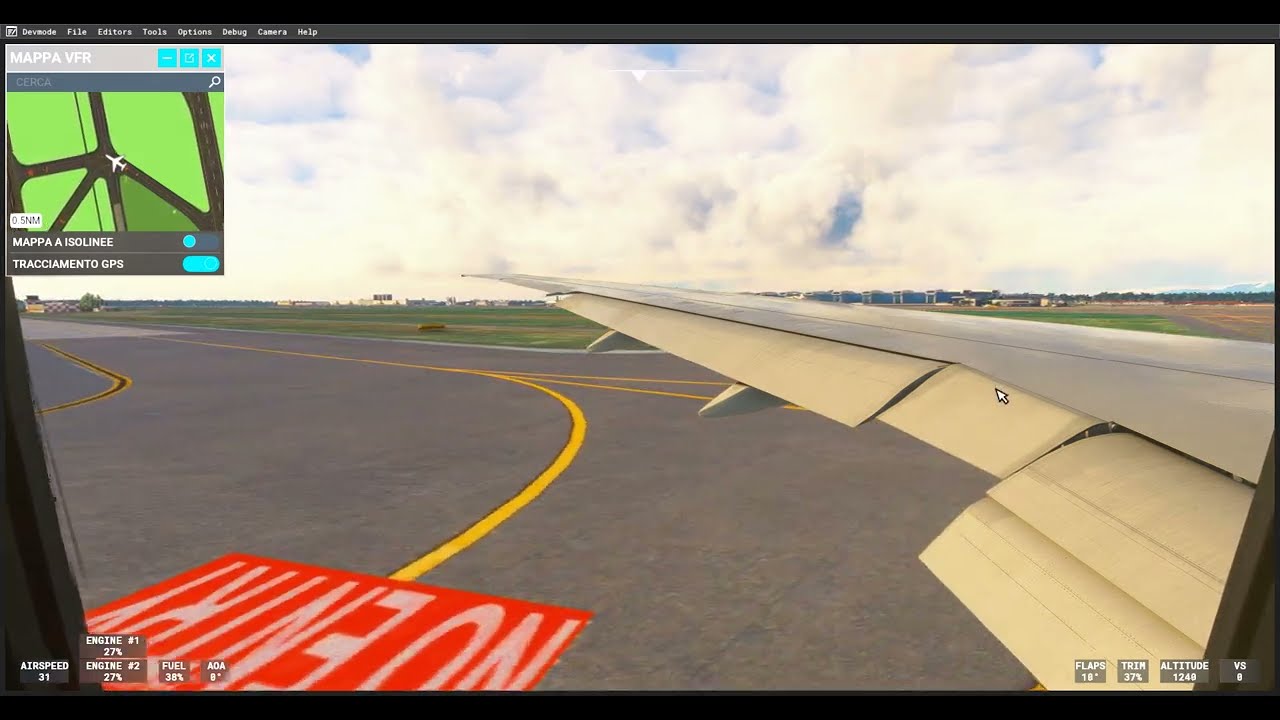 Microsoft Flight Simulator 2026 LATAM 777 windy approach in Milan Mxp From San Puolo