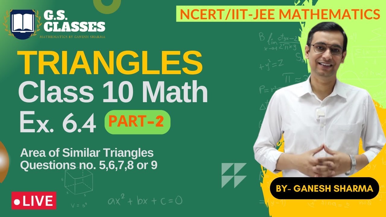Applying Area Ratios in Similar Triangles | Class 10 Maths